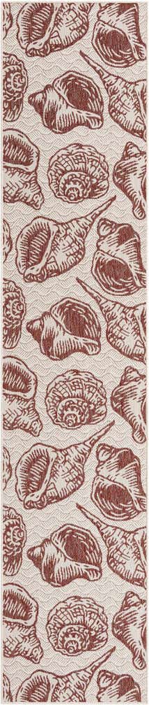 2' 7 x 12' Easy-Clean Coastal Indoor / Outdoor Runner Rug