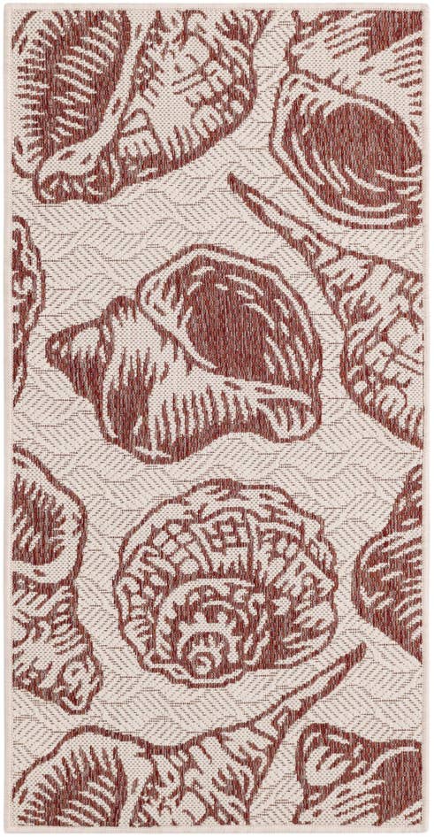 Detail image of 2' x 4' Easy-Clean Coastal Indoor / Outdoor Runner Rug