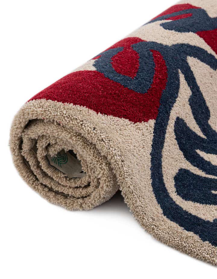 6' 1 x 6' 1 Handtufted Wool Square Rug