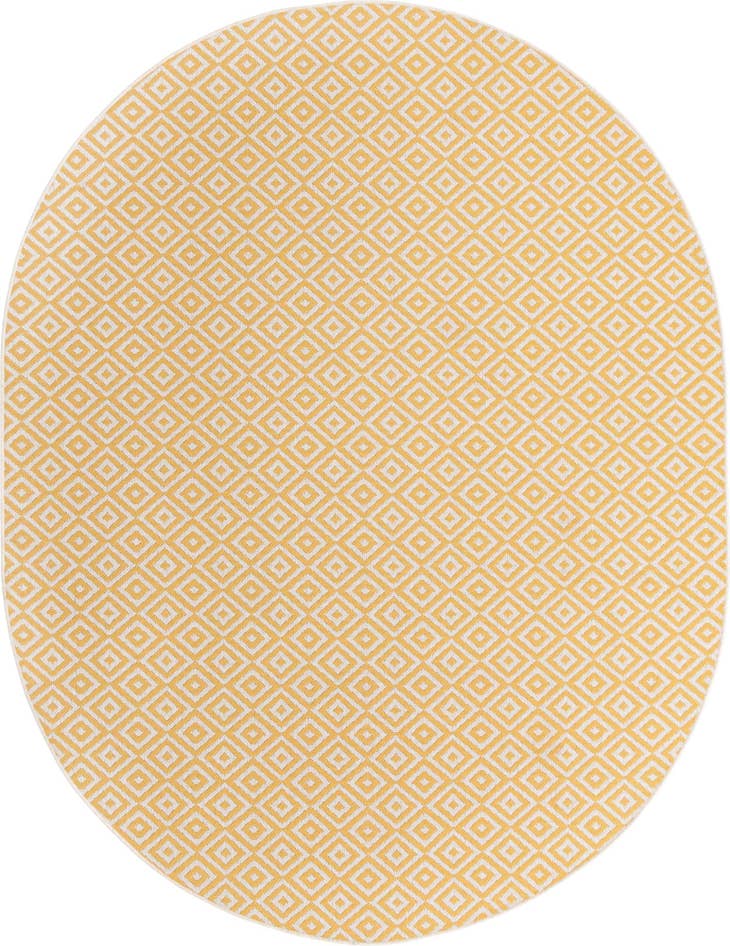 Detail image of 7' 10 x 10' Easy-Clean Jill Zarin Costa Rica Indoor / Outdoor Oval Rug