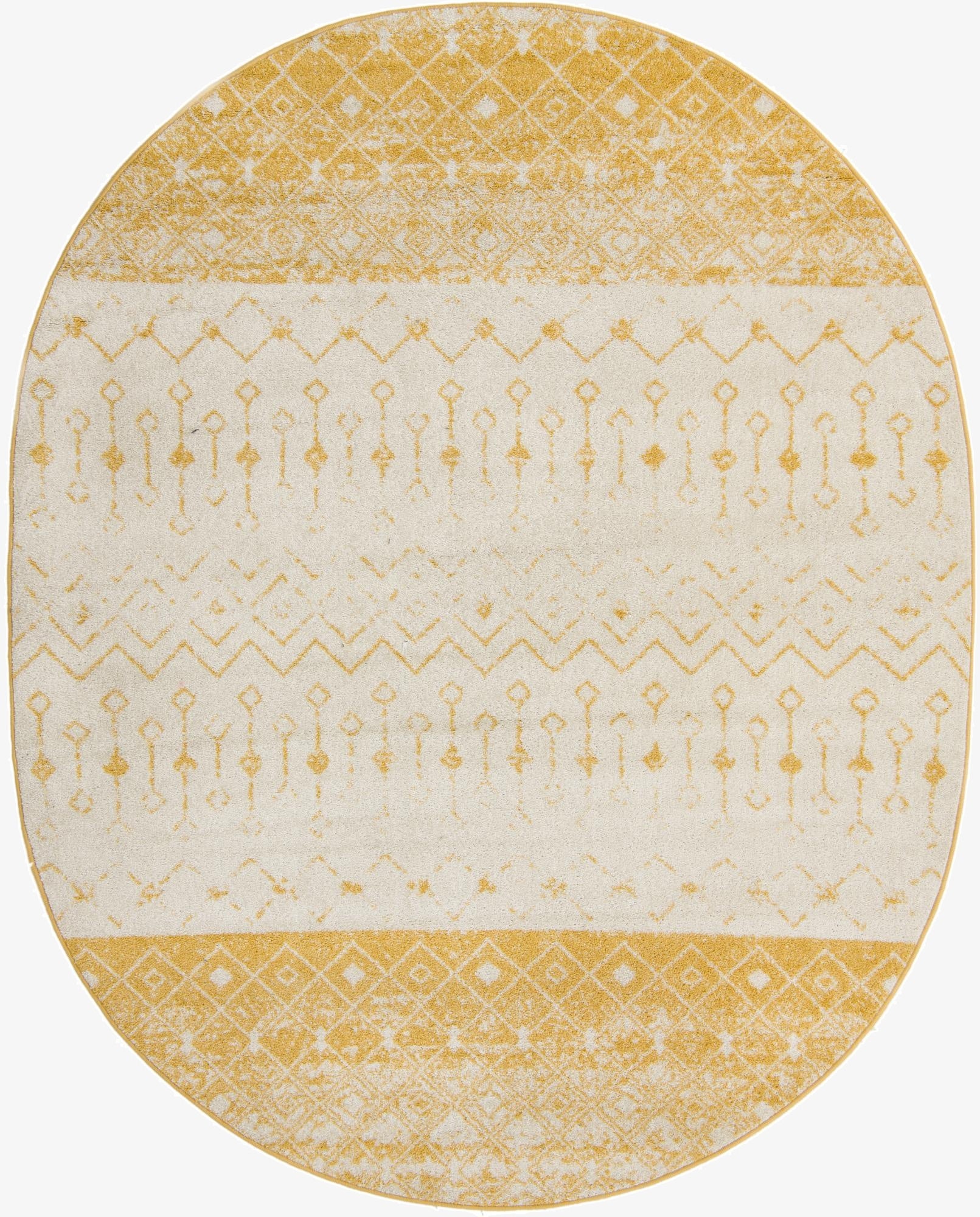 7' 10 x 10' Moroccan Trellis Oval Rug