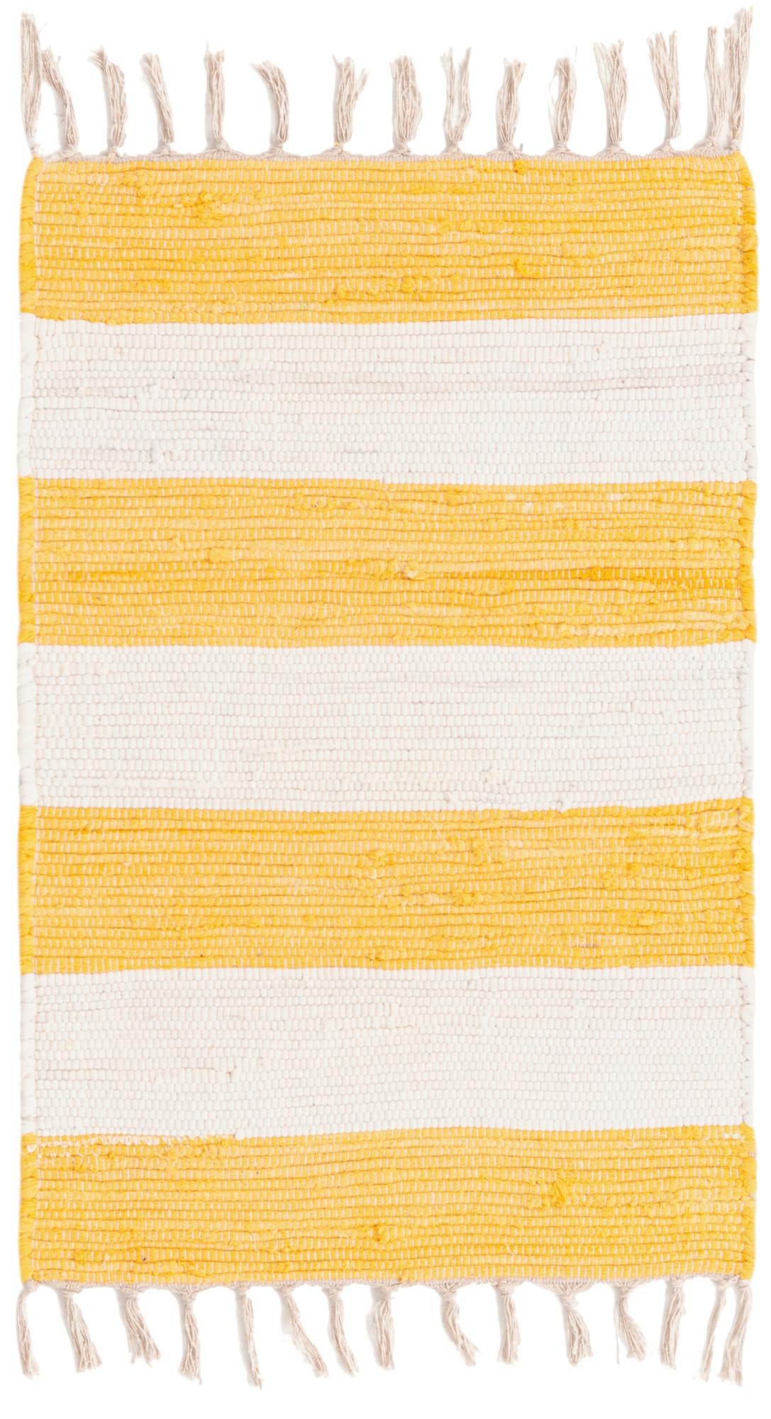 2' 2 x 3' 1 Hand Woven Chindi Rag Rug