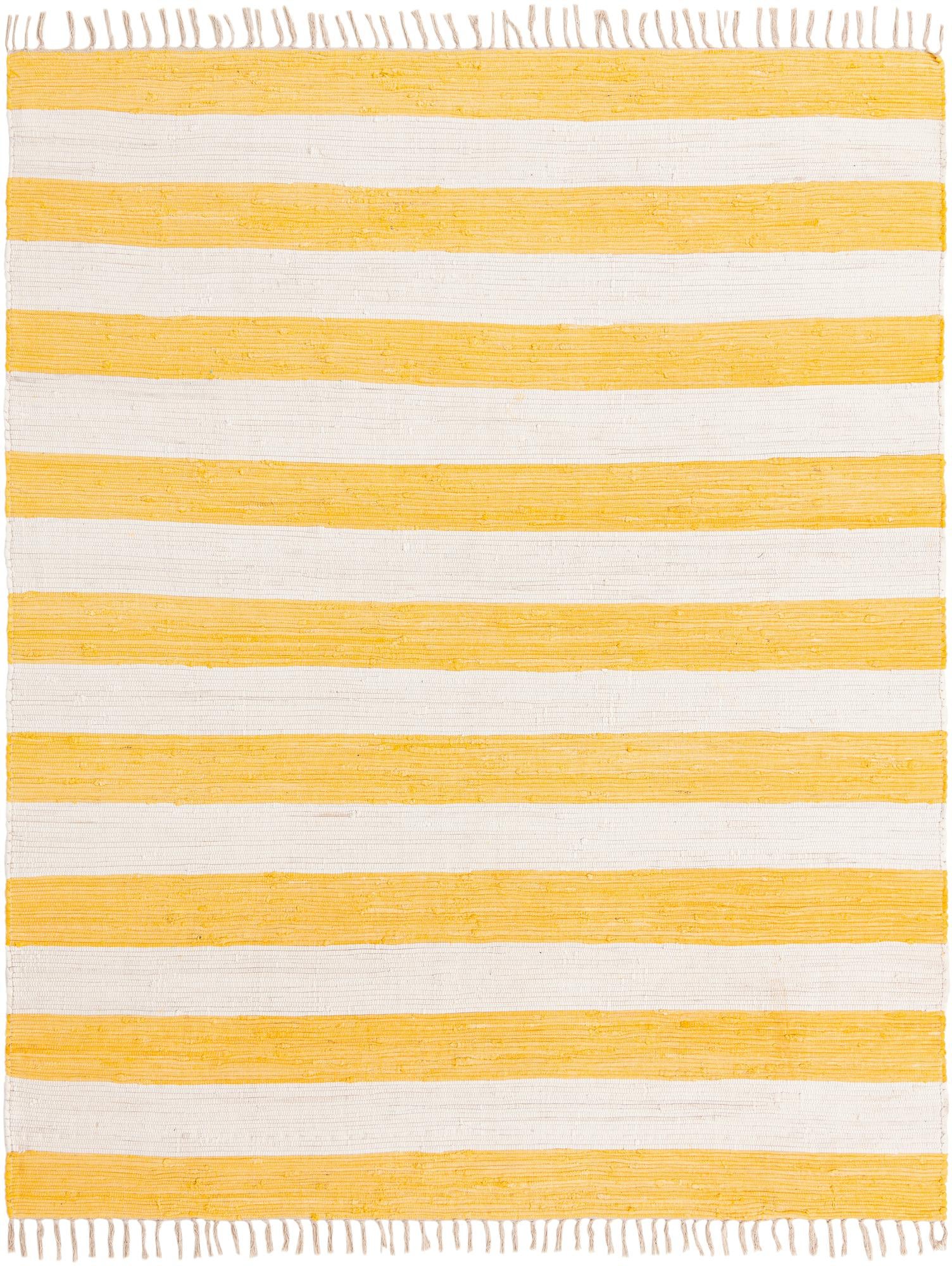 7' 10 x 10' Hand Woven Chindi Rag Rug