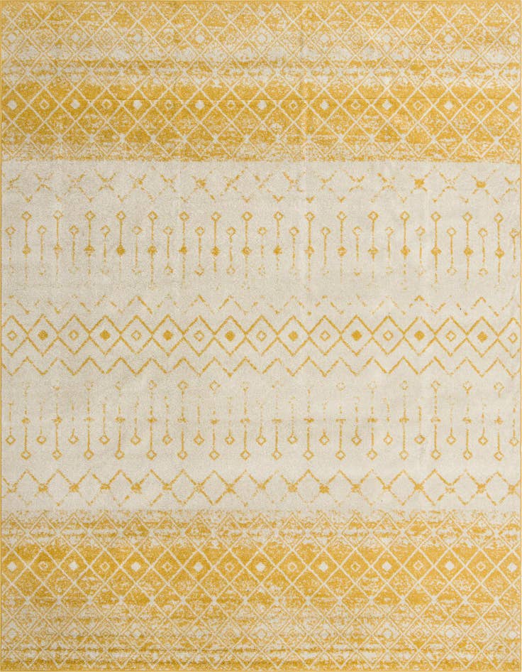 Detail image of 10' 8 x 14' Moroccan Trellis Rug