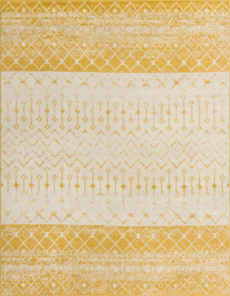 Detail image of 9' x 12' Moroccan Trellis Rug