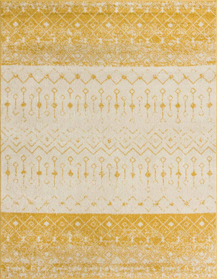 Detail image of 7' 10 x 10' Moroccan Trellis Rug