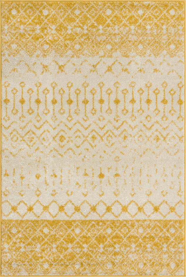 Detail image of 4' x 6' Moroccan Trellis Rug
