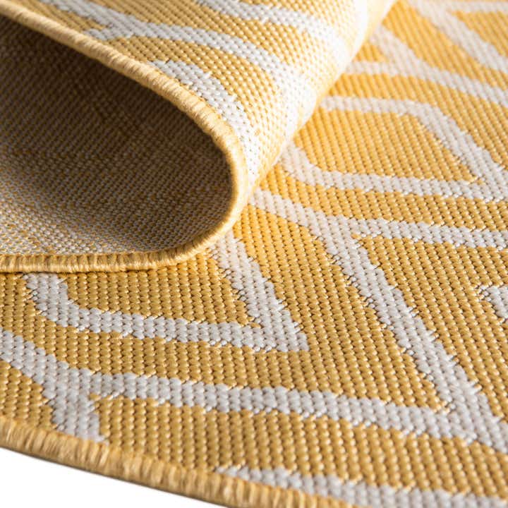 4' x 4' Easy-Clean Jill Zarin Turks and Caicos Indoor / Outdoor Round Rug