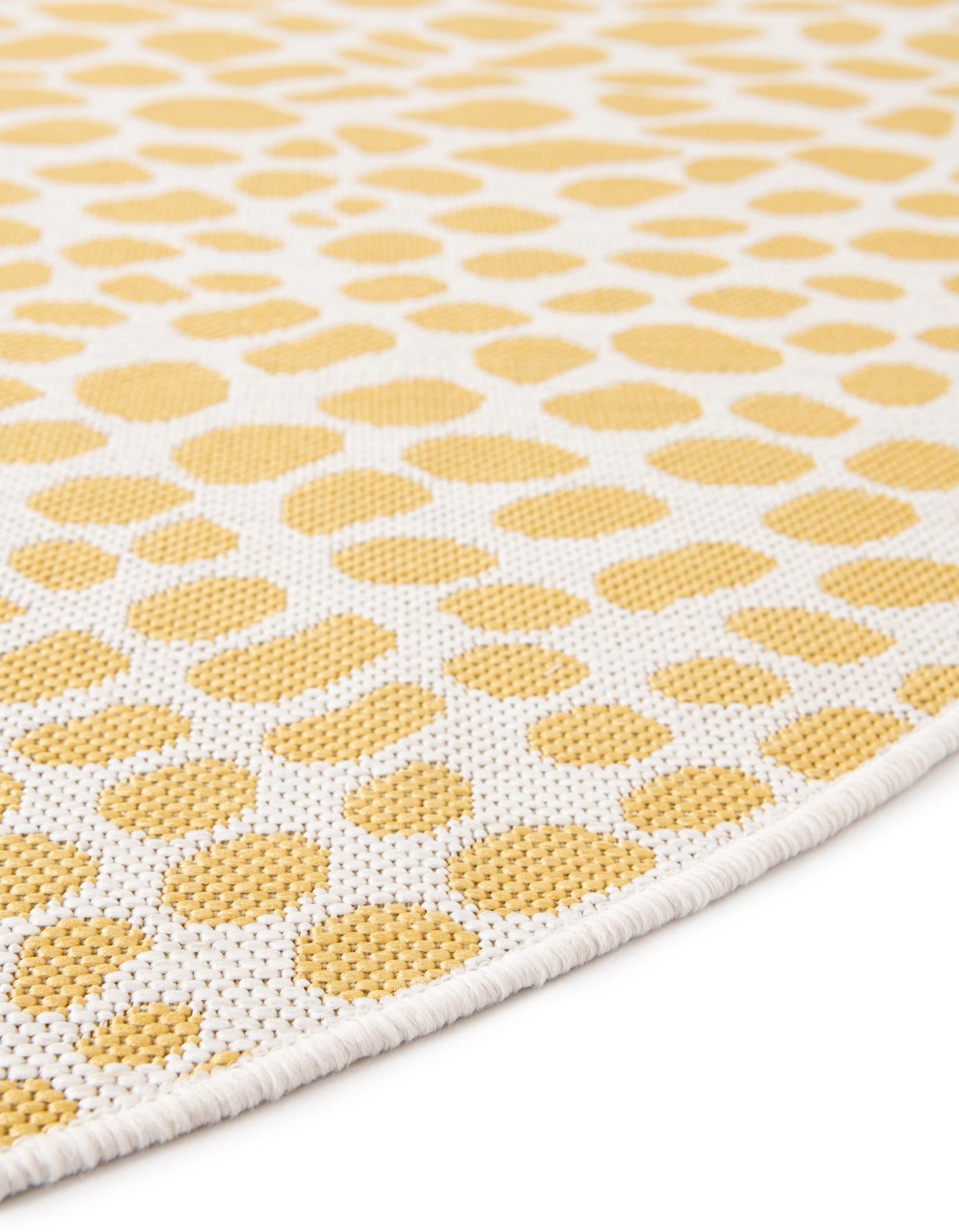 10' 8 x 10' 8 Easy-Clean Jill Zarin Cape Town Indoor / Outdoor Round Rug
