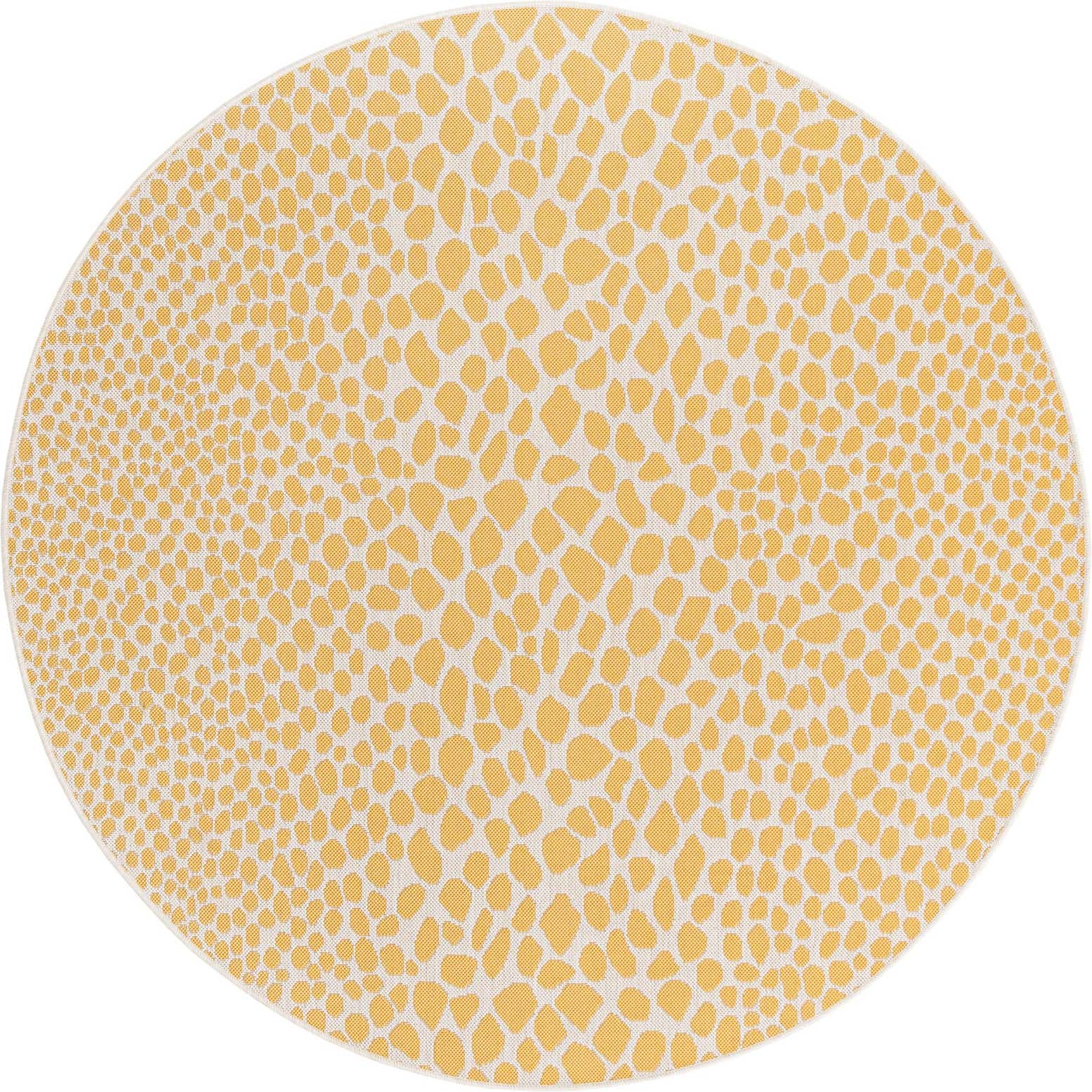 6' 7 x 6' 7 Easy-Clean Jill Zarin Cape Town Indoor / Outdoor Round Rug