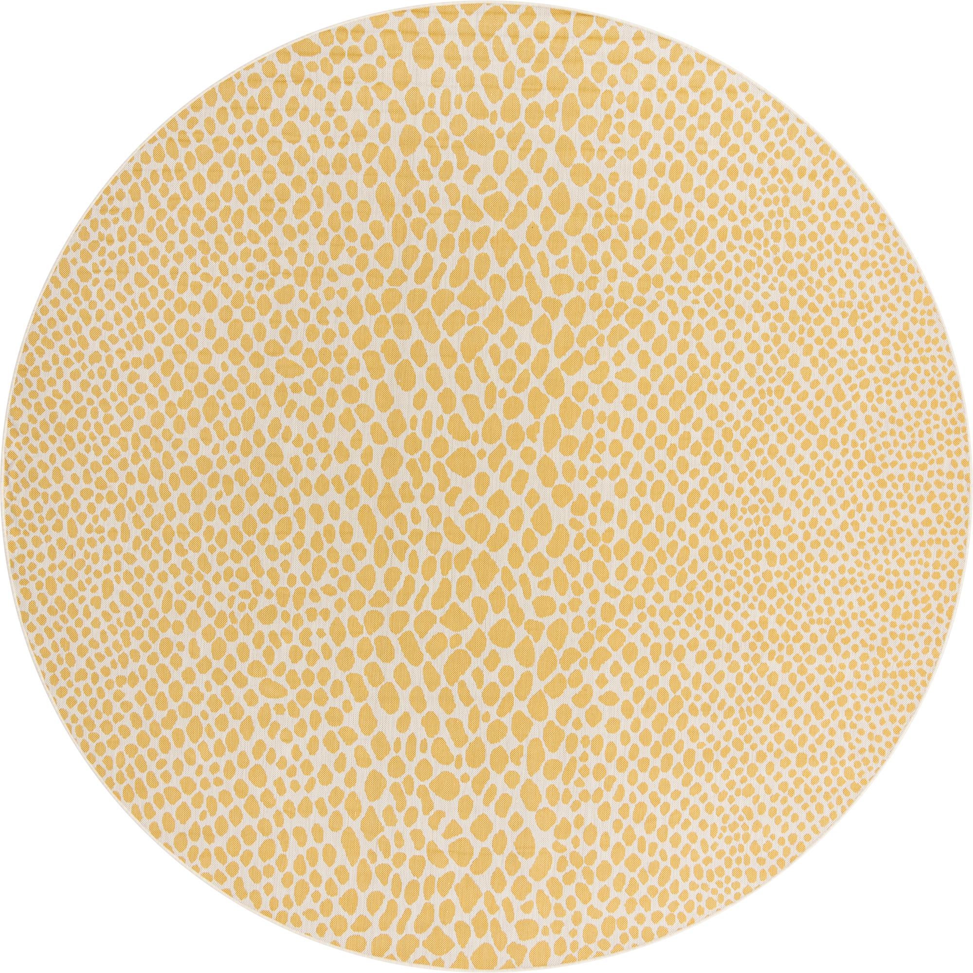10' 8 x 10' 8 Easy-Clean Jill Zarin Cape Town Indoor / Outdoor Round Rug