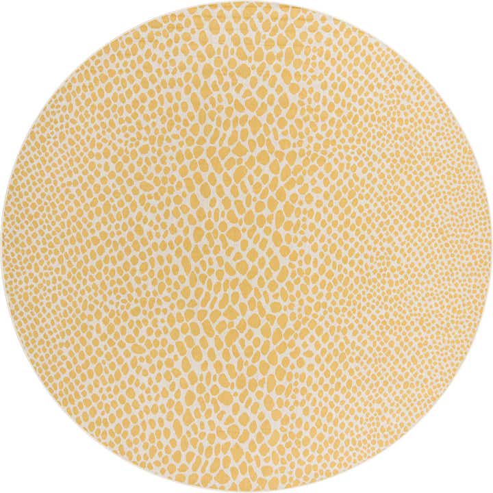 10' 8 x 10' 8 Easy-Clean Jill Zarin Cape Town Indoor / Outdoor Round Rug