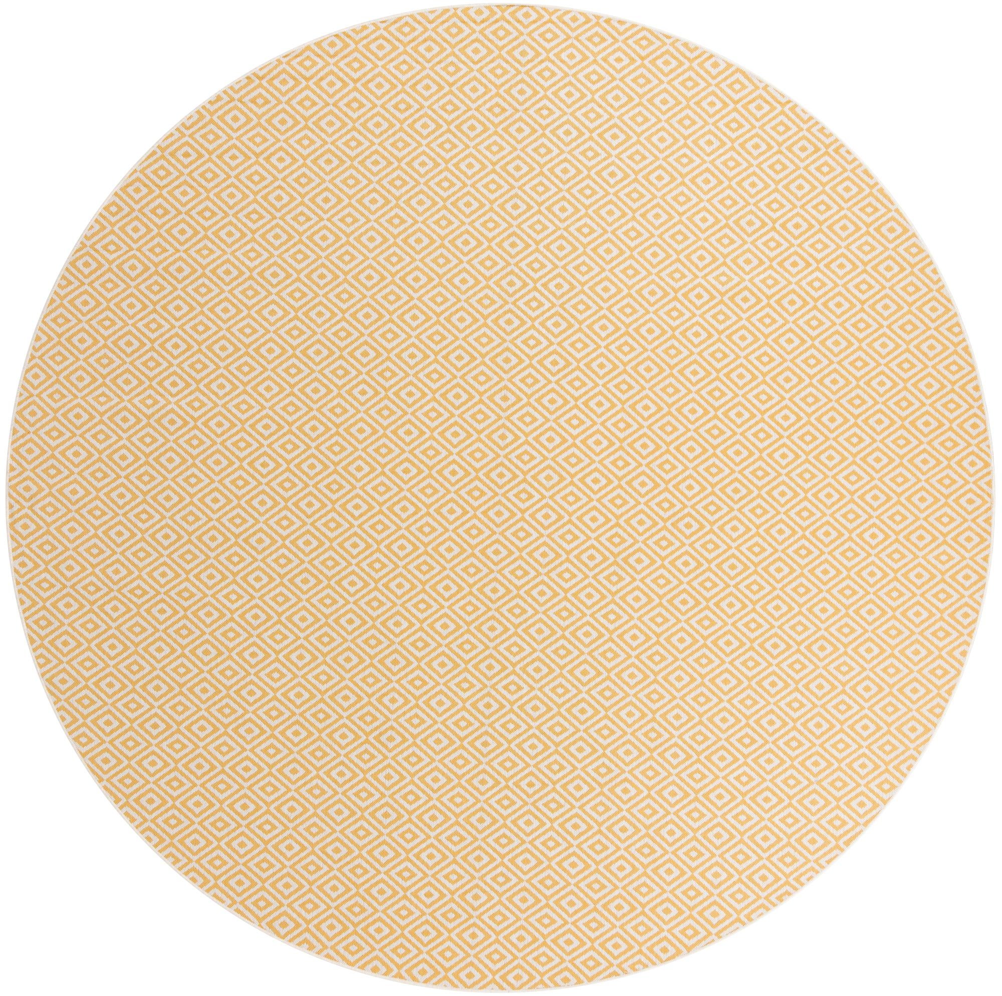 13' x 13' Easy-Clean Jill Zarin Costa Rica Indoor / Outdoor Round Rug