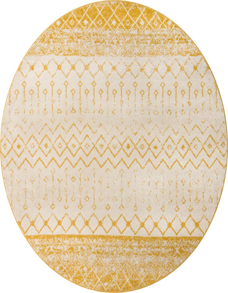 Detail image of 10' x 10' Moroccan Trellis Round Rug