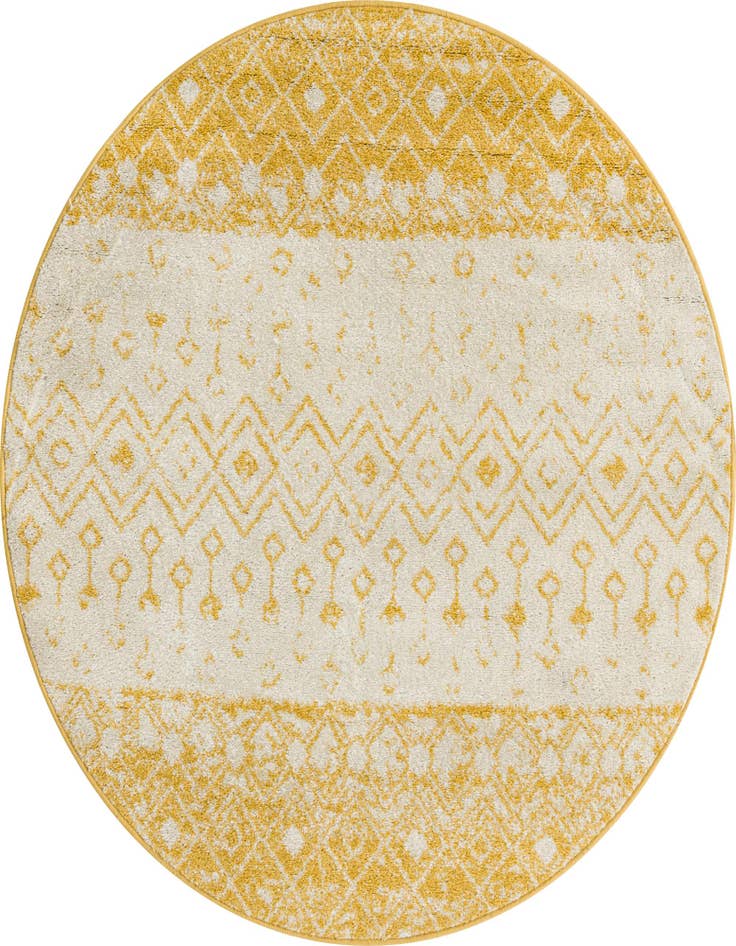 Detail image of 5' 3 x 5' 3 Moroccan Trellis Round Rug