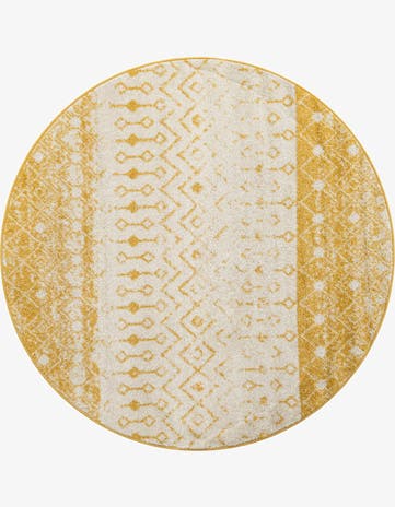 6' x 6' Moroccan Trellis Round Rug