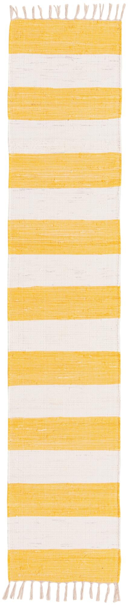 2' 2 x 10' Hand Woven Chindi Rag Runner Rug