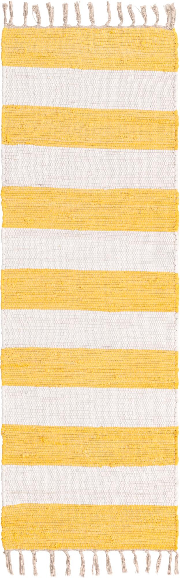 2' 2 x 6' 1 Hand Woven Chindi Rag Runner Rug