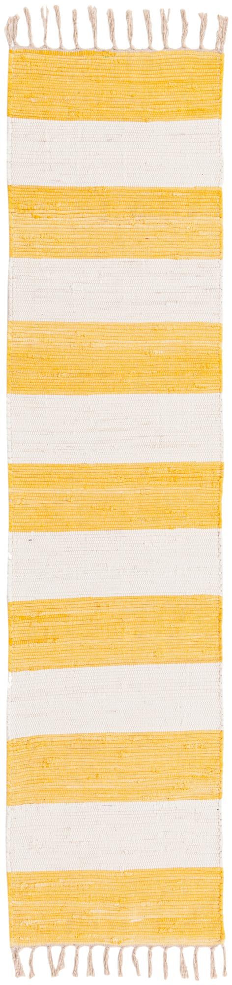 2' 2 x 8' Hand Woven Chindi Rag Runner Rug