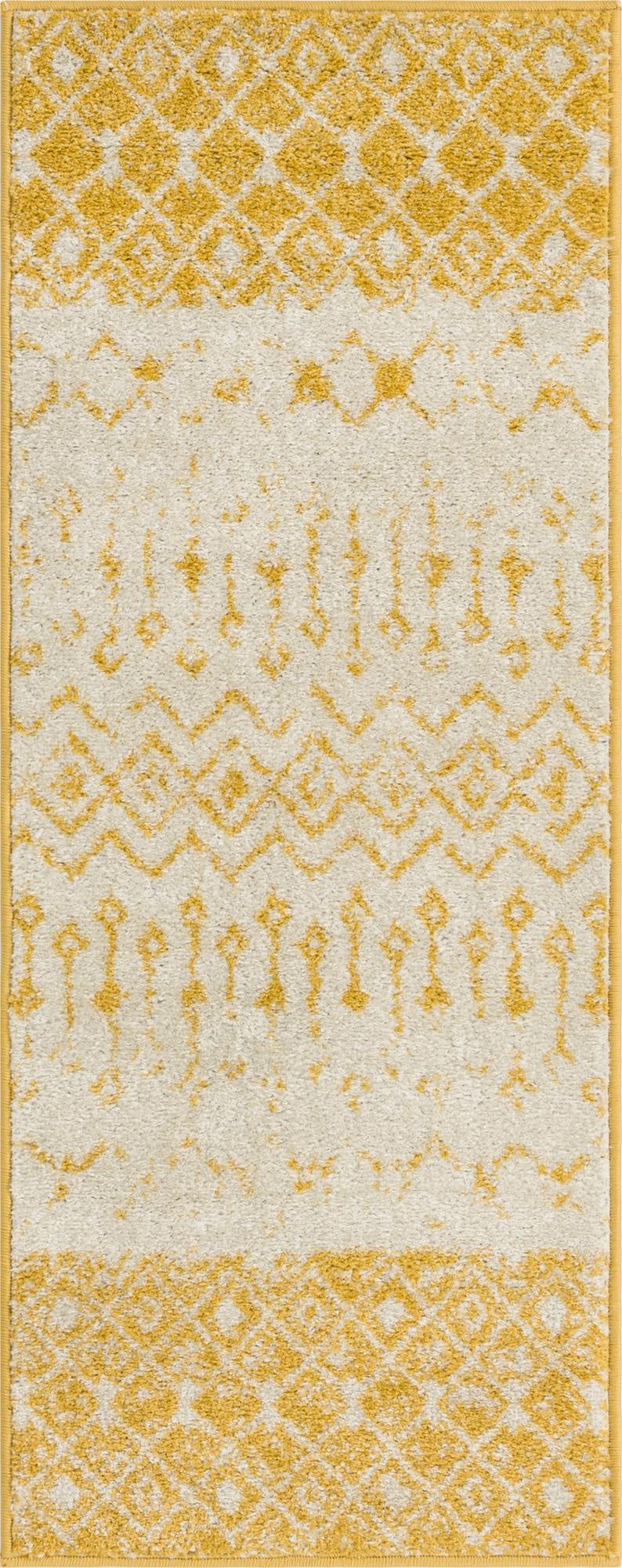 2' x 5' 3 Moroccan Trellis Runner Rug