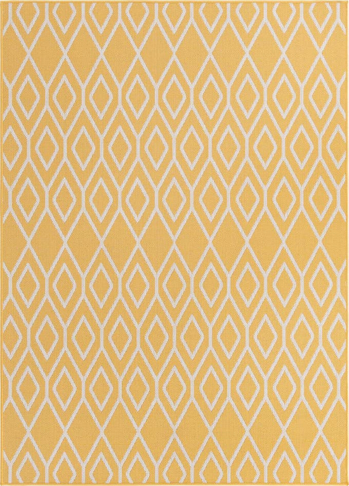Detail image of 1' 4 x 1' 4 Easy-Clean Jill Zarin Turks and Caicos Indoor / Outdoor Sample Rug
