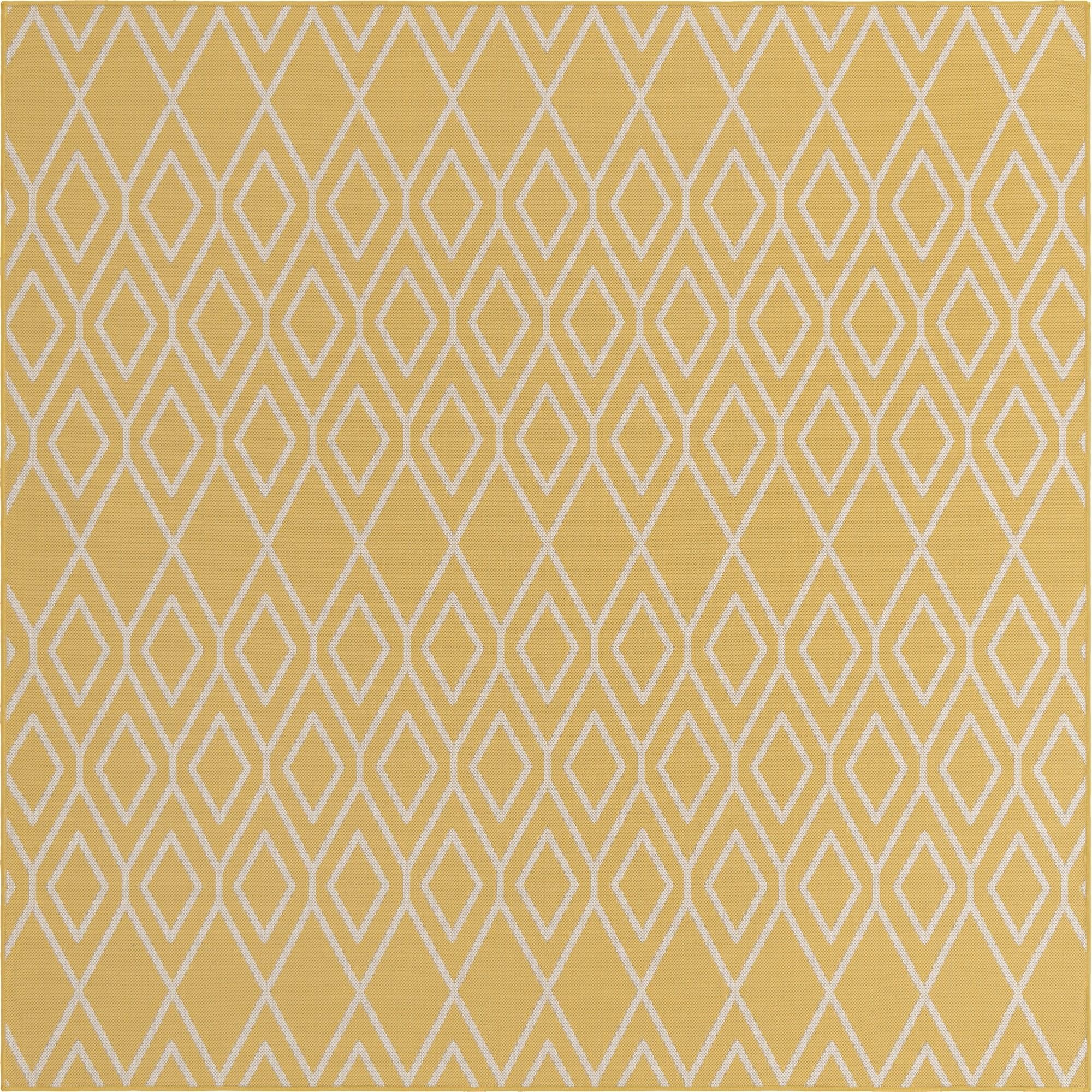 7' 10 x 7' 10 Easy-Clean Jill Zarin Turks and Caicos Indoor / Outdoor Square Rug