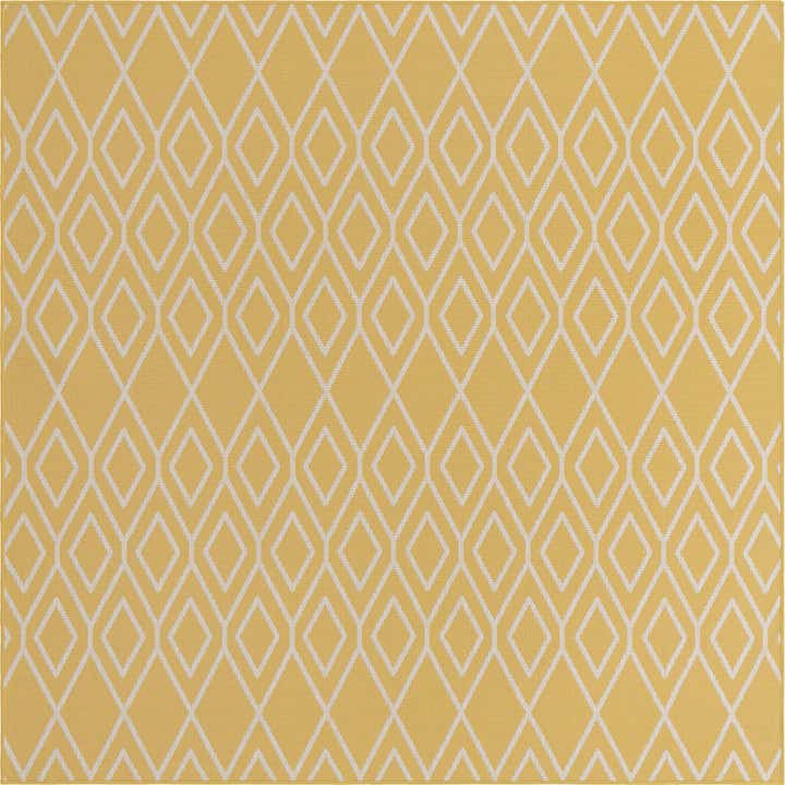 7' 10 x 7' 10 Easy-Clean Jill Zarin Turks and Caicos Indoor / Outdoor Square Rug