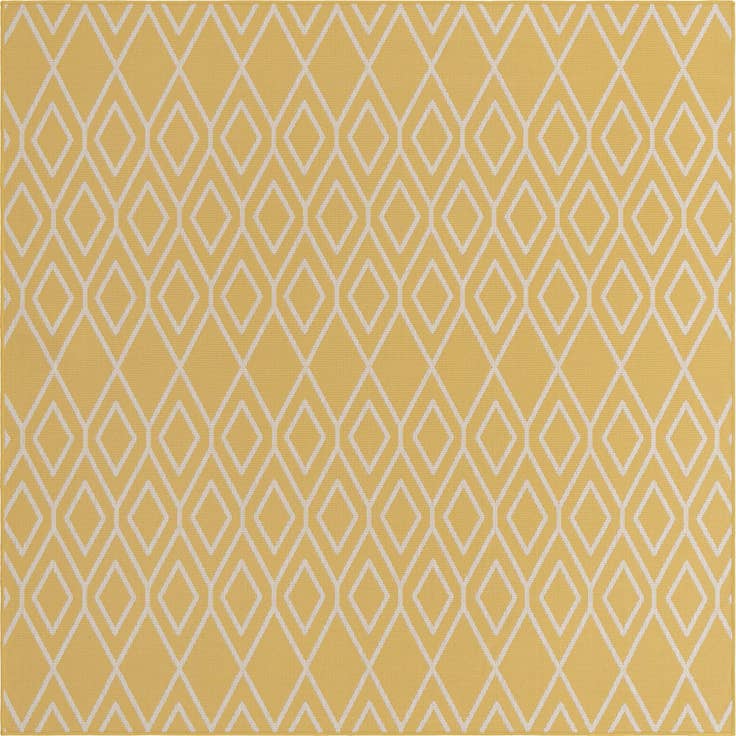 Detail image of 7' 10 x 7' 10 Easy-Clean Jill Zarin Turks and Caicos Indoor / Outdoor Square Rug