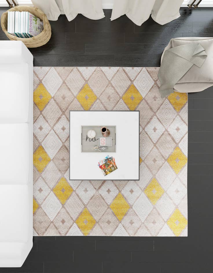 Detail image of 7' 10 x 7' 10 Laguna Square Rug