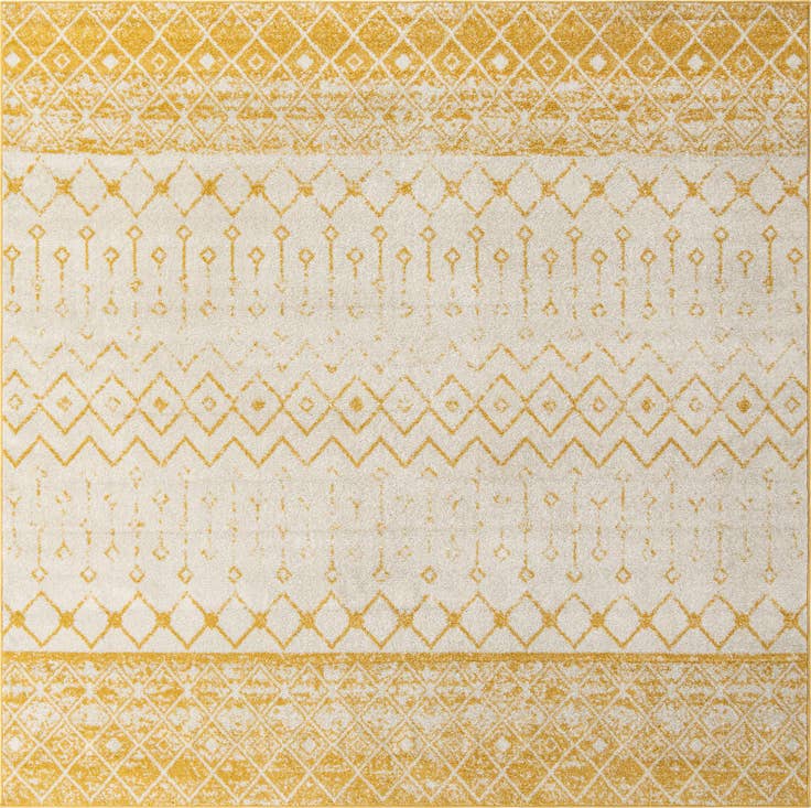 Detail image of 10' x 10' Moroccan Trellis Square Rug
