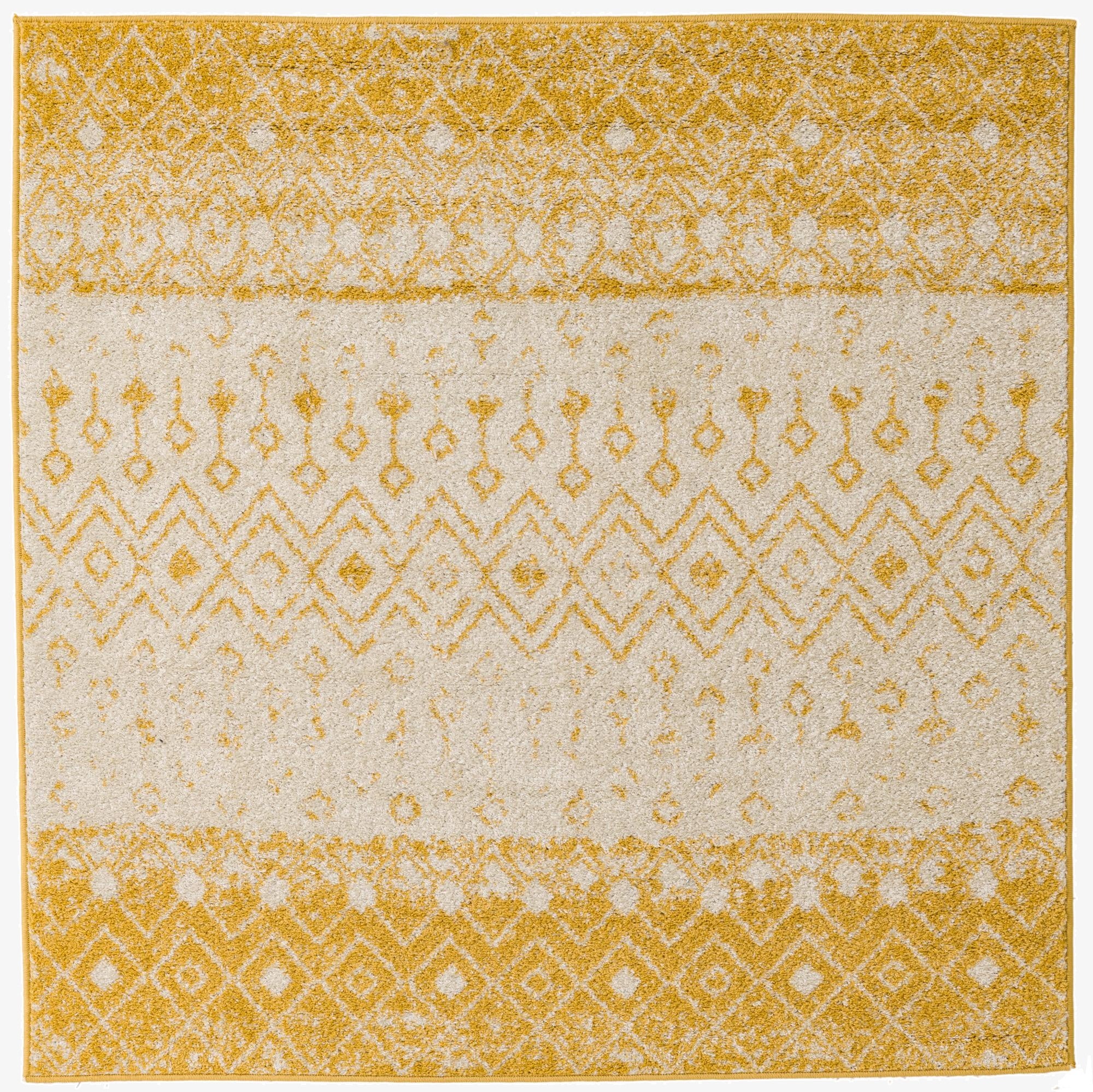 5' 3 x 5' 3 Moroccan Trellis Square Rug