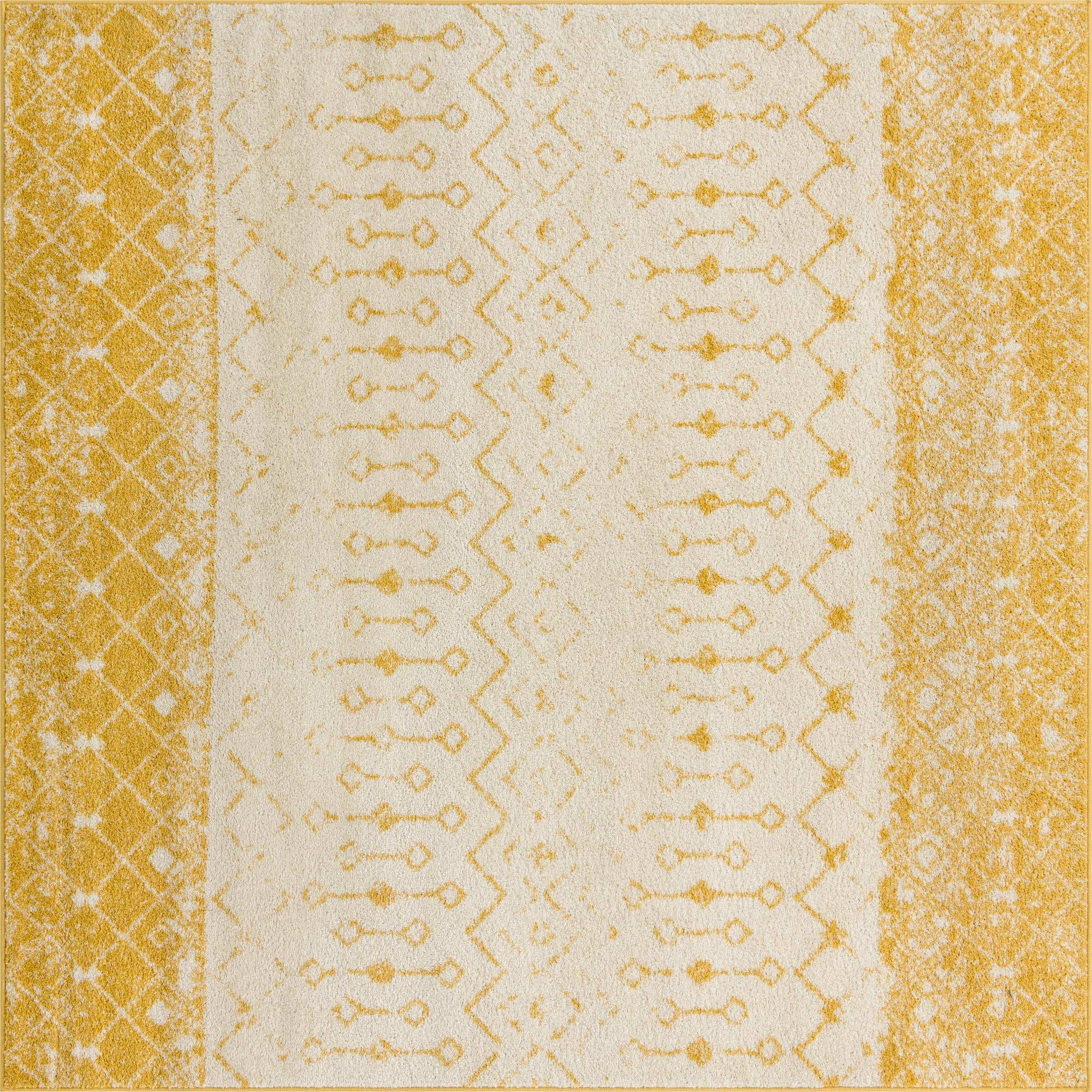 7' 10 x 7' 10 Moroccan Trellis Square Rug