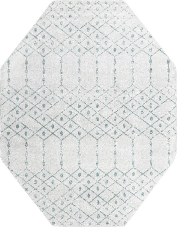 Detail image of 7' 10 x 7' 10 Paxon Trellis Octagon Rug