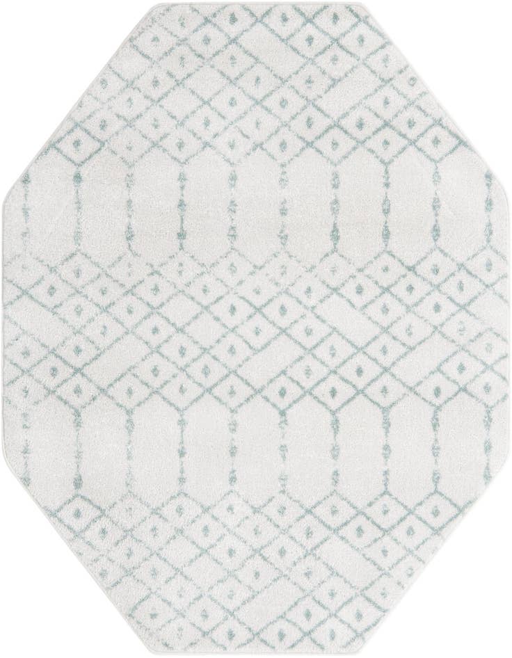 Detail image of 5' 3 x 5' 3 Paxon Trellis Octagon Rug