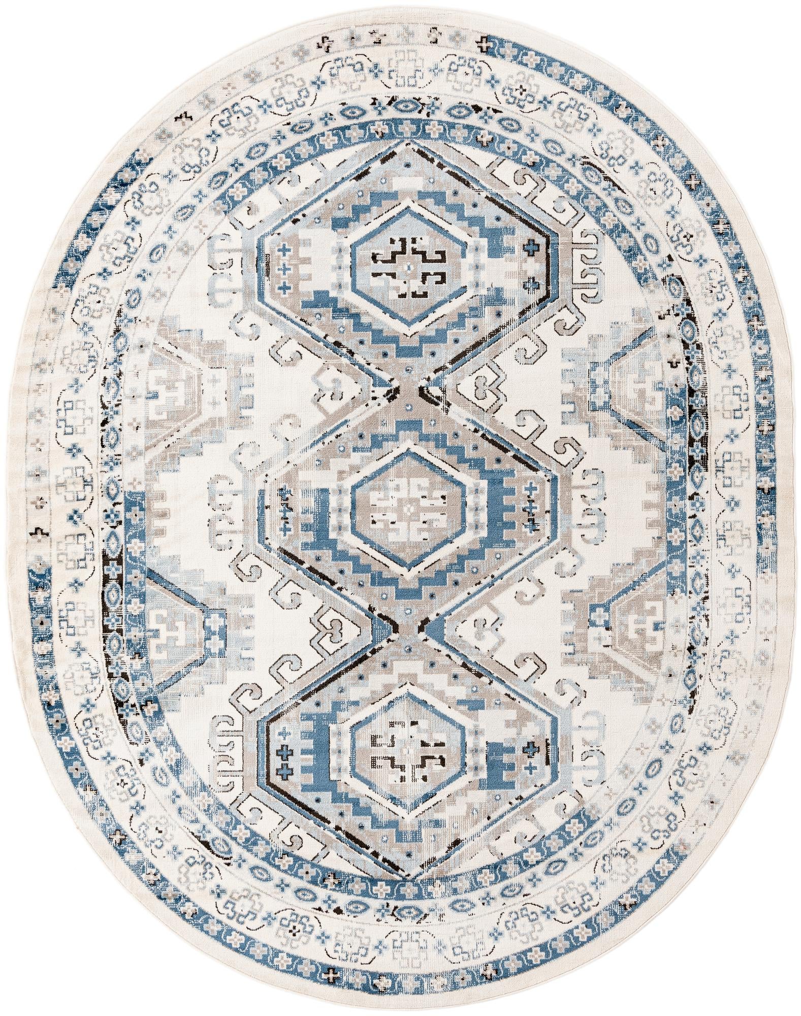Rug Ivory Aqua Swatch link