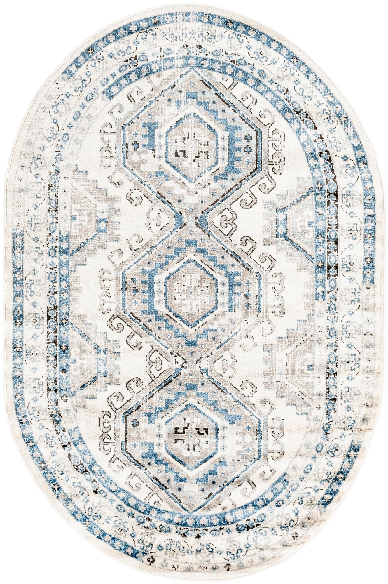 Rug Ivory Aqua Swatch link