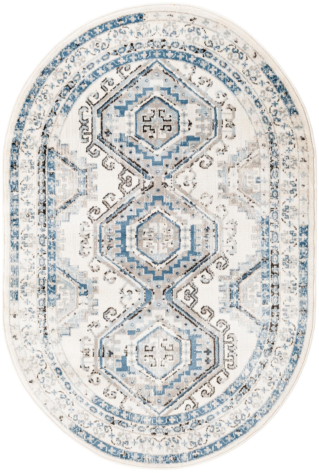 Rug Ivory Aqua Swatch link