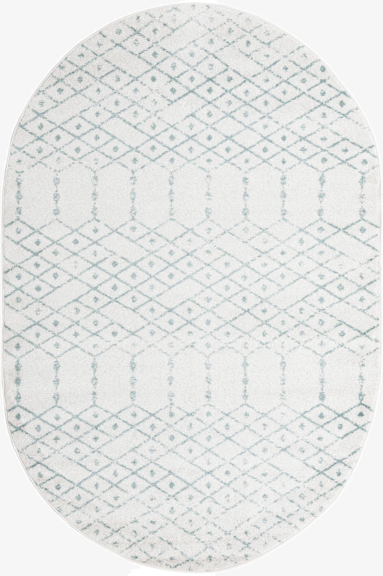 5' 3 x 8' Paxon Trellis Oval Rug