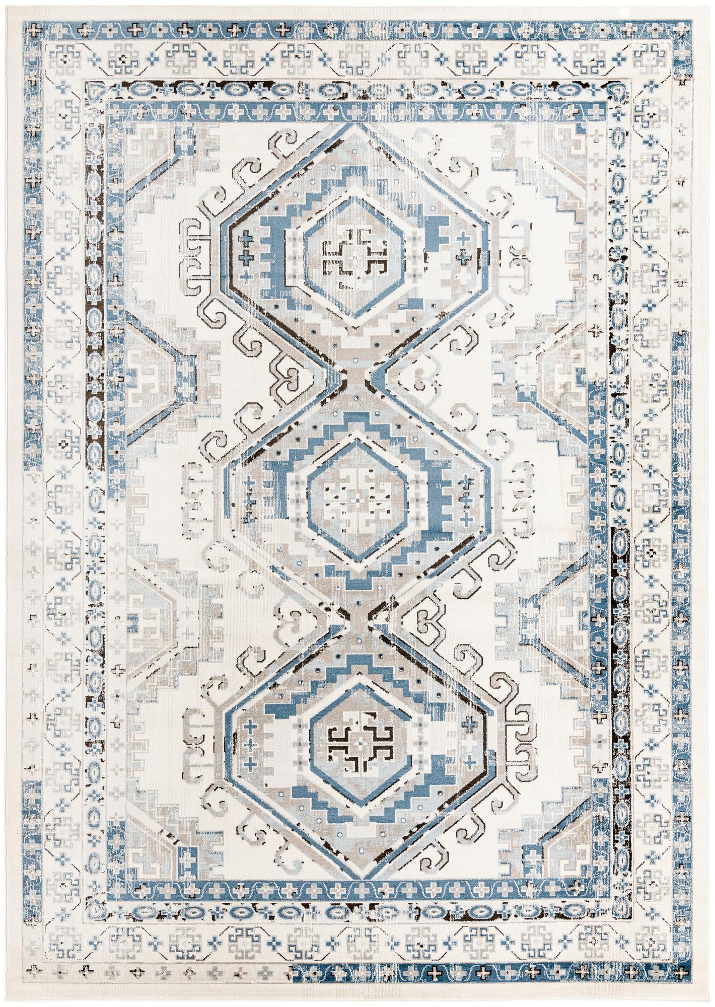 Rug Ivory Aqua Swatch link