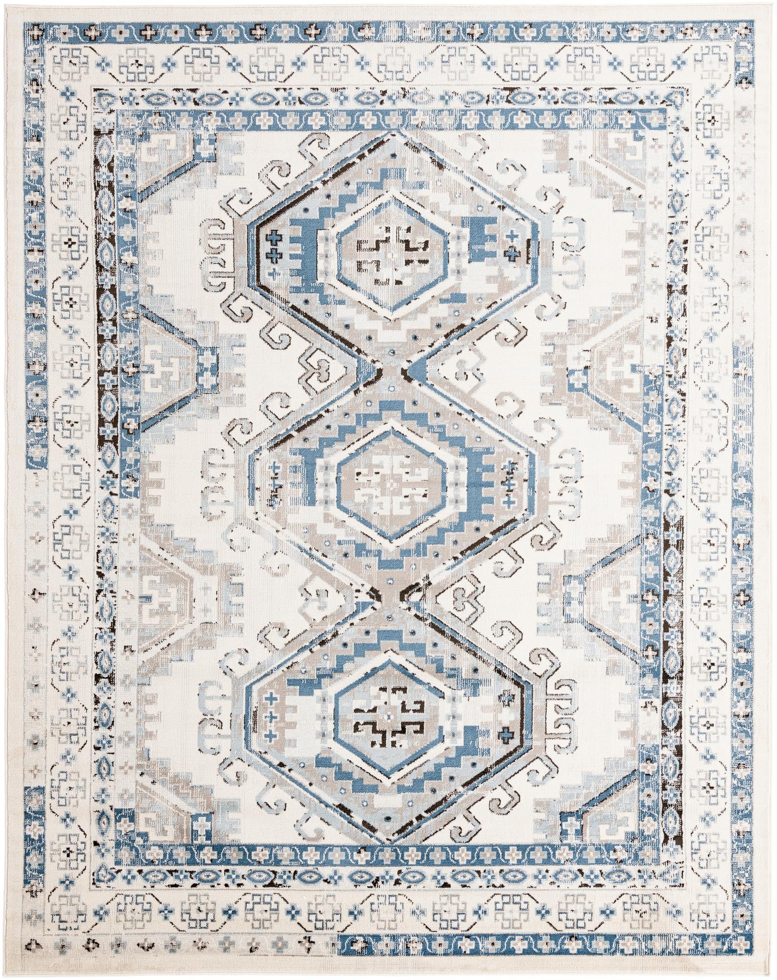 Rug Ivory Aqua Swatch link