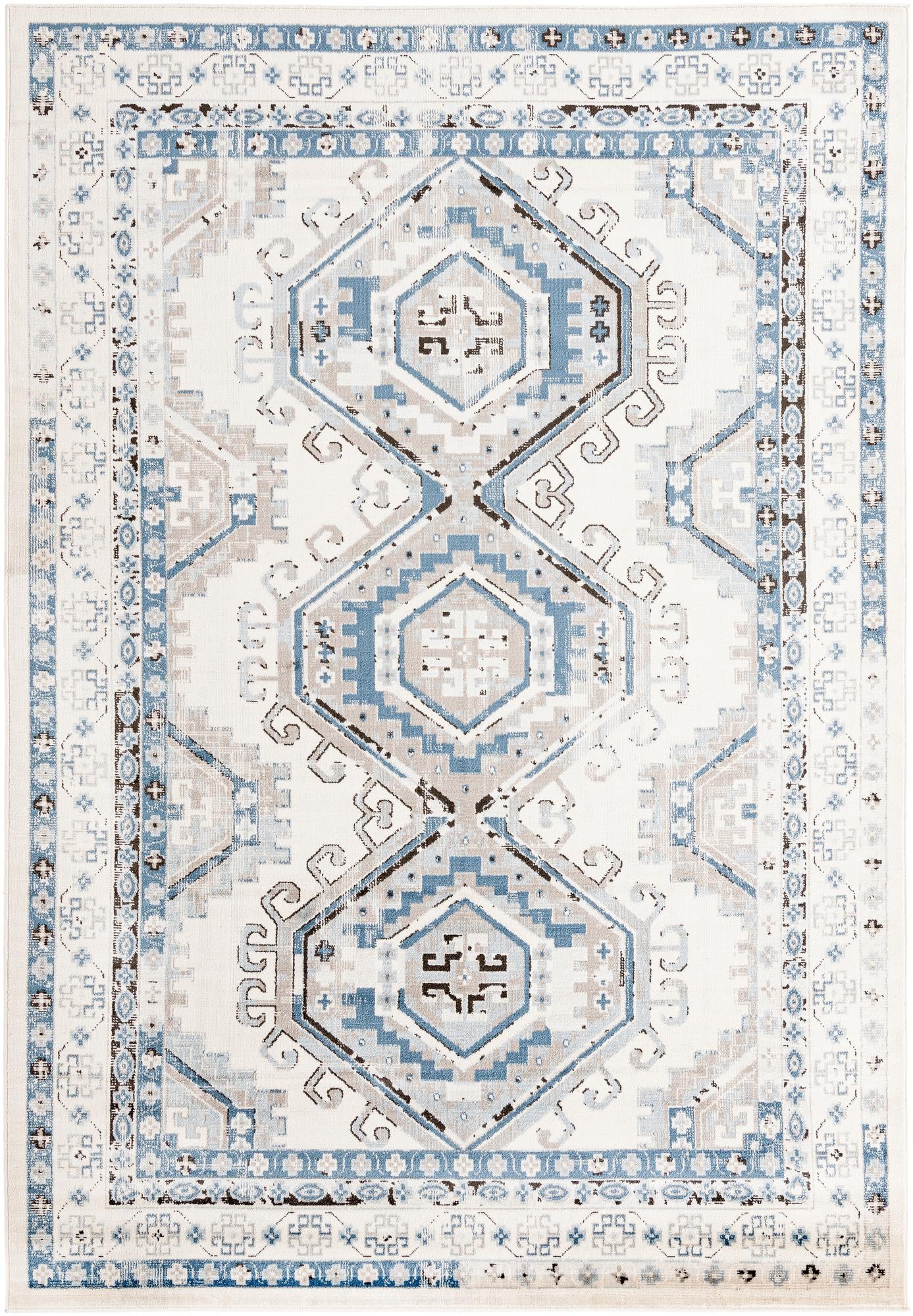 Rug Ivory Aqua Swatch link