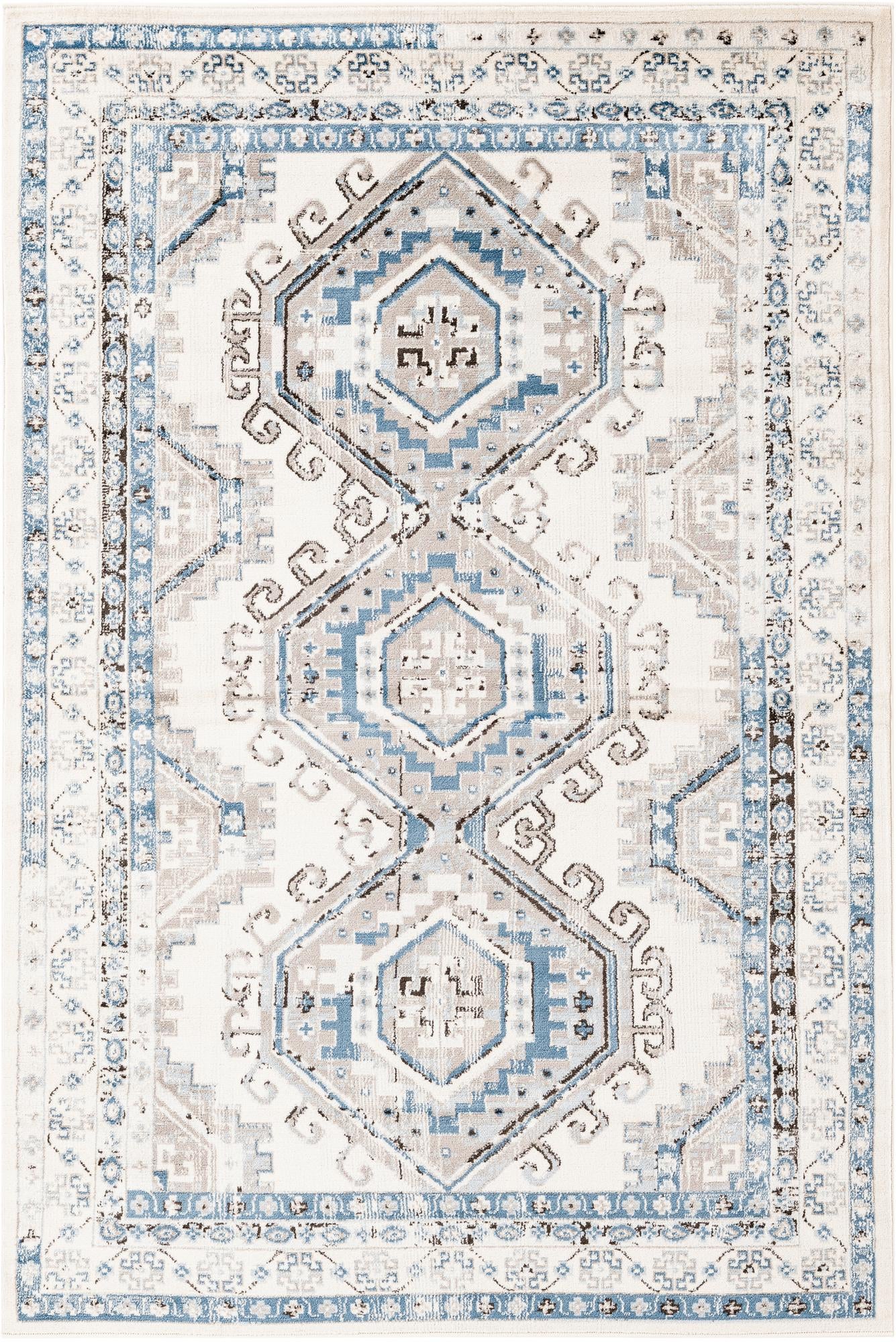 Rug Ivory Aqua Swatch link