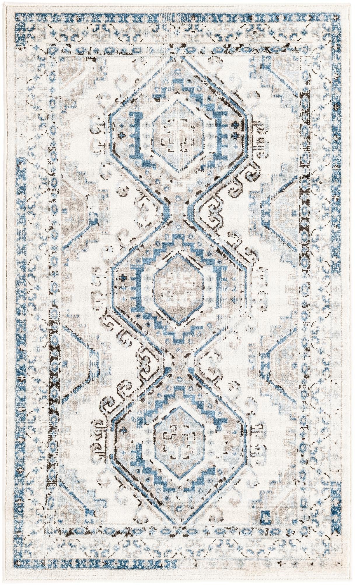Rug Ivory Aqua Swatch link