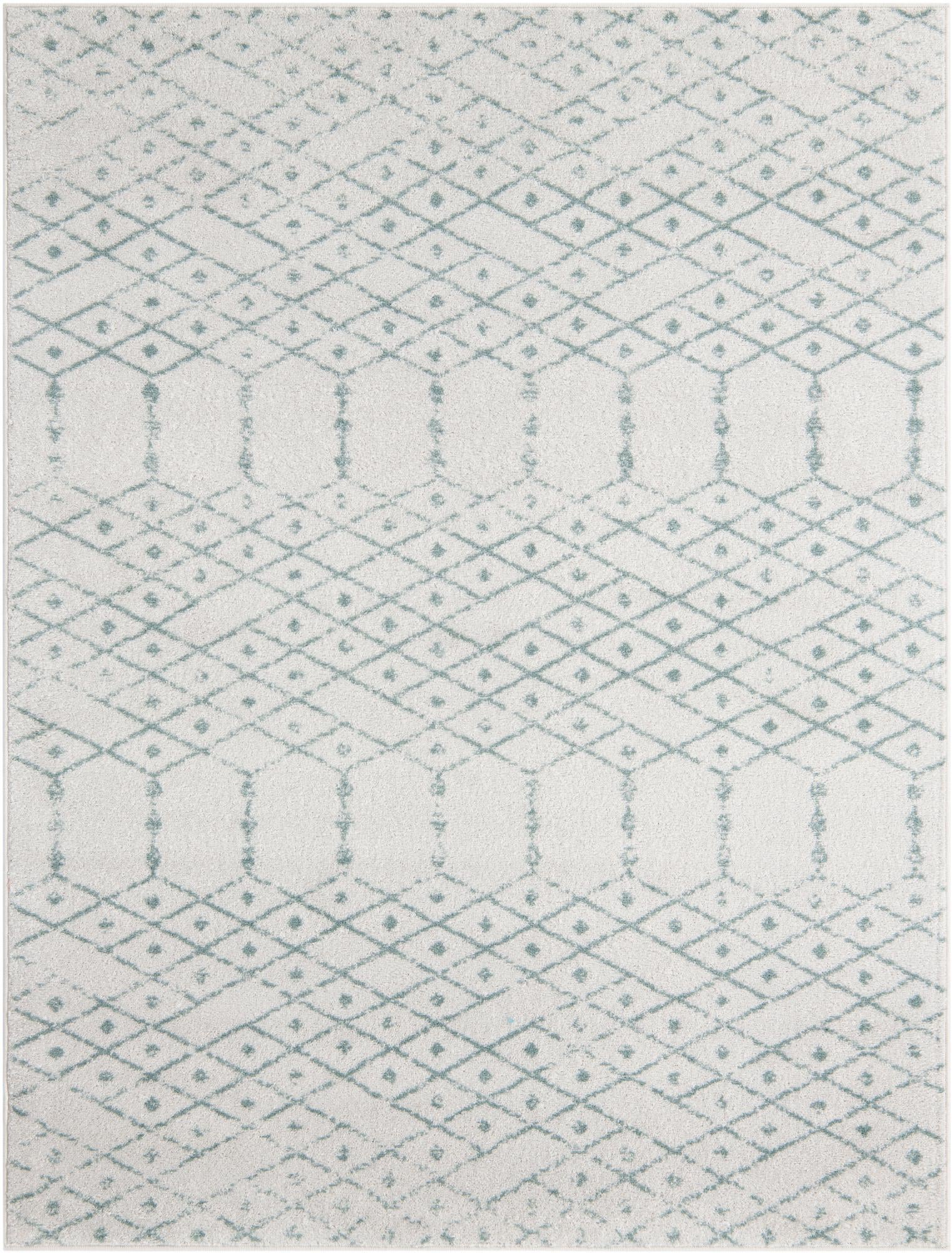 Rug Ivory Aqua Swatch link