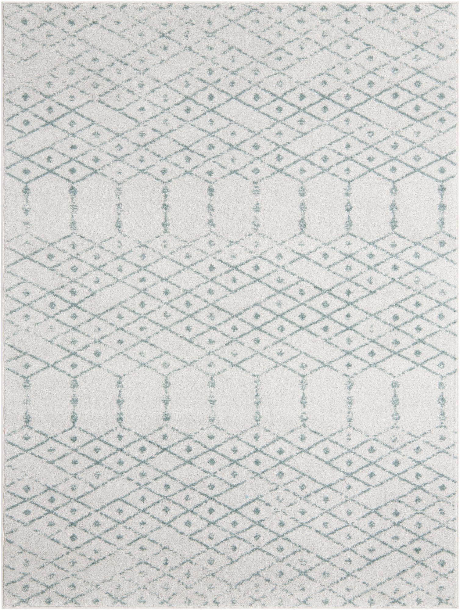 Rug Ivory Aqua Swatch link