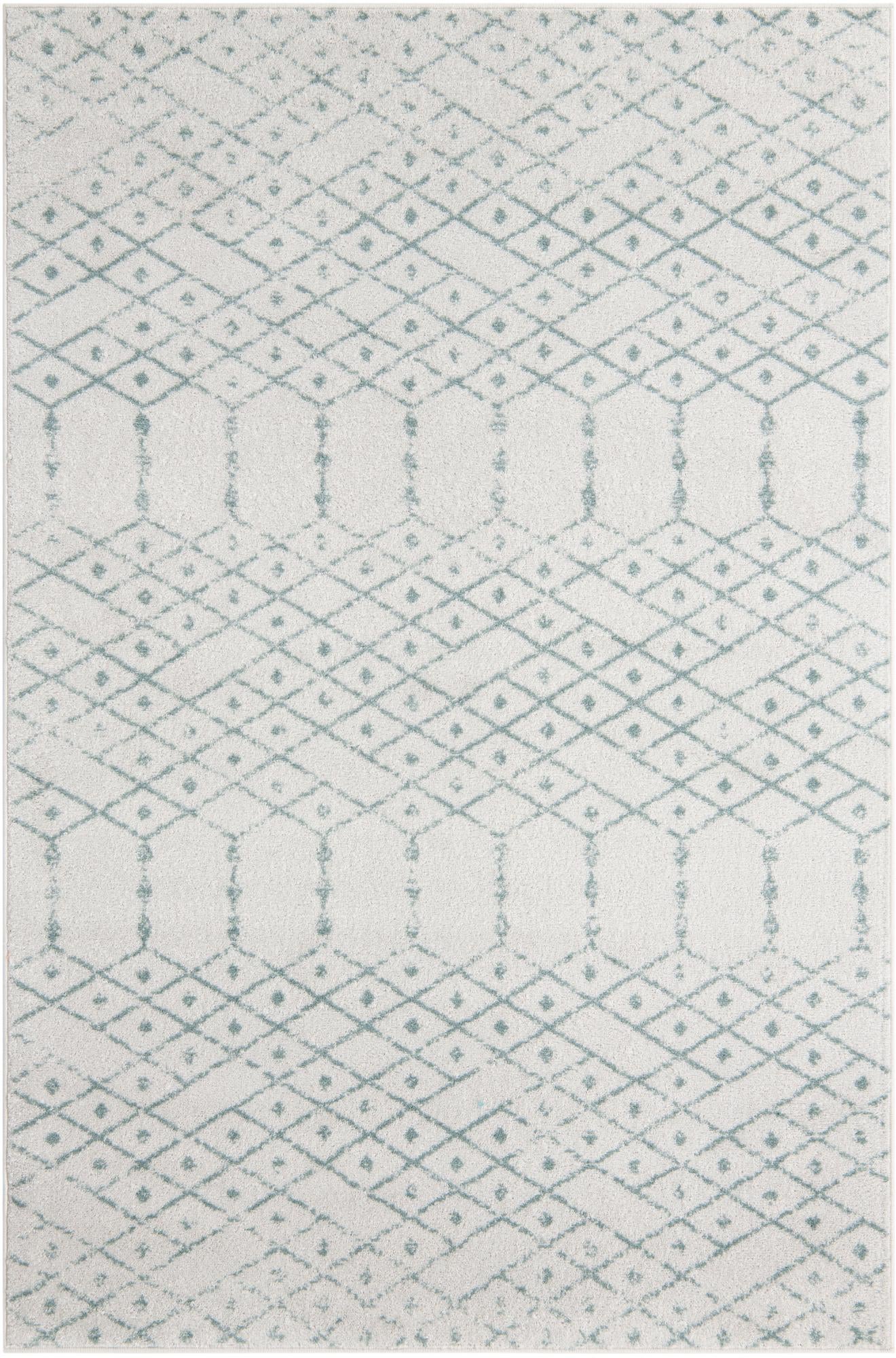 Rug Ivory Aqua Swatch link