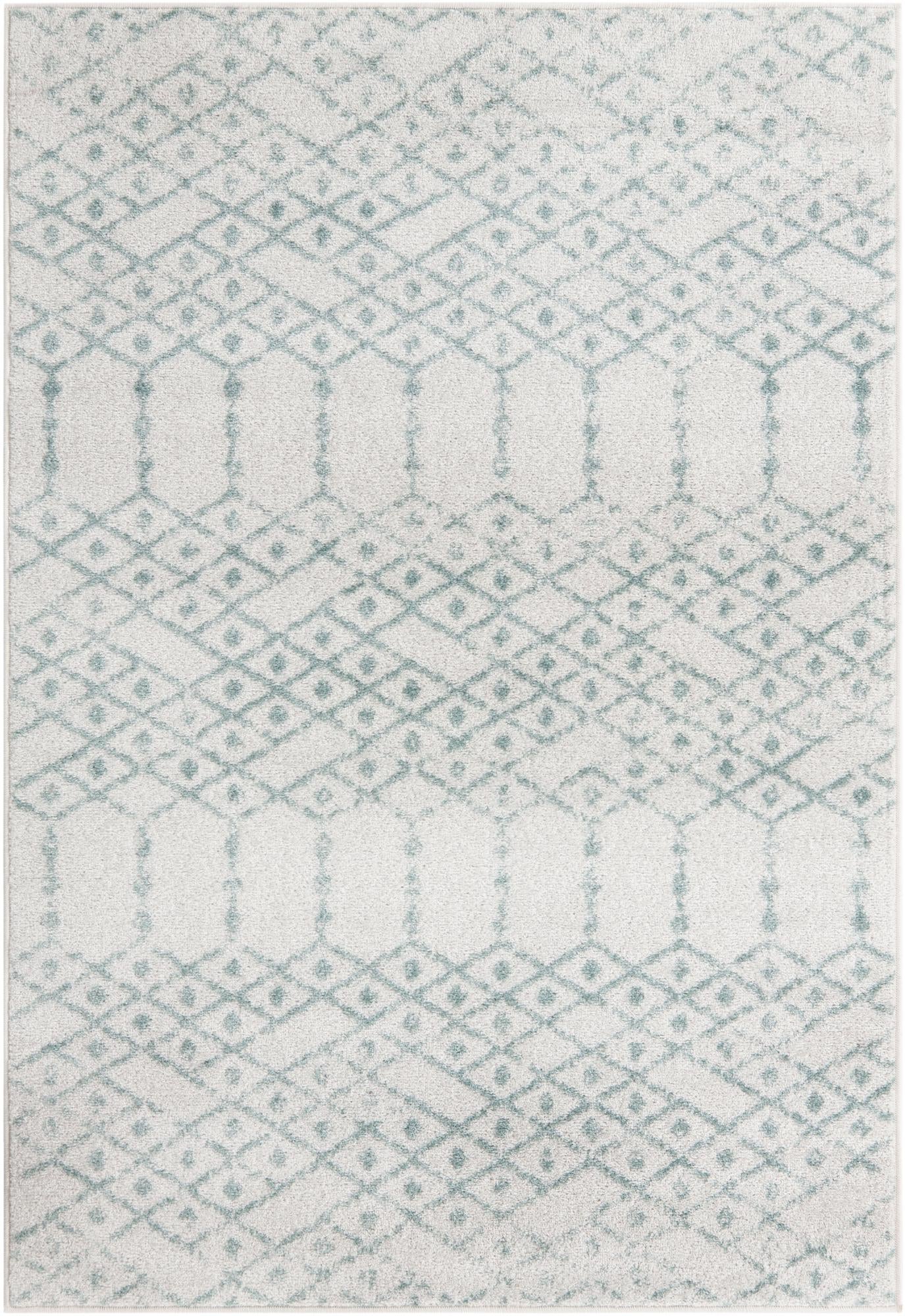 Rug Ivory Aqua Swatch link