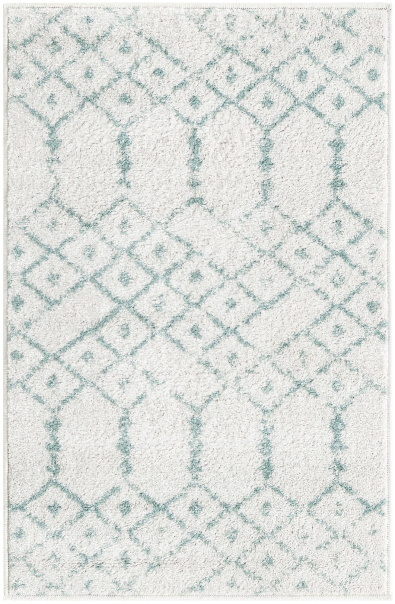 Rug Ivory Aqua Swatch link