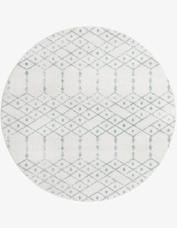 5' 3 x 5' 3 Paxon Trellis Round Rug