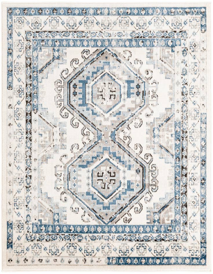 Detail image of 5' 3 x 5' 3 Charlotte Square Rug